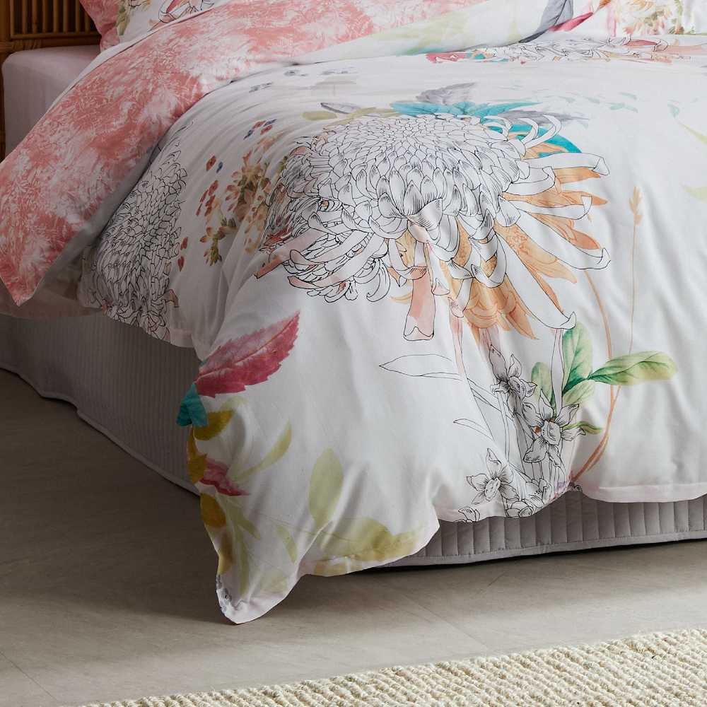 Lowanna White Quilt Cover Set | Super King