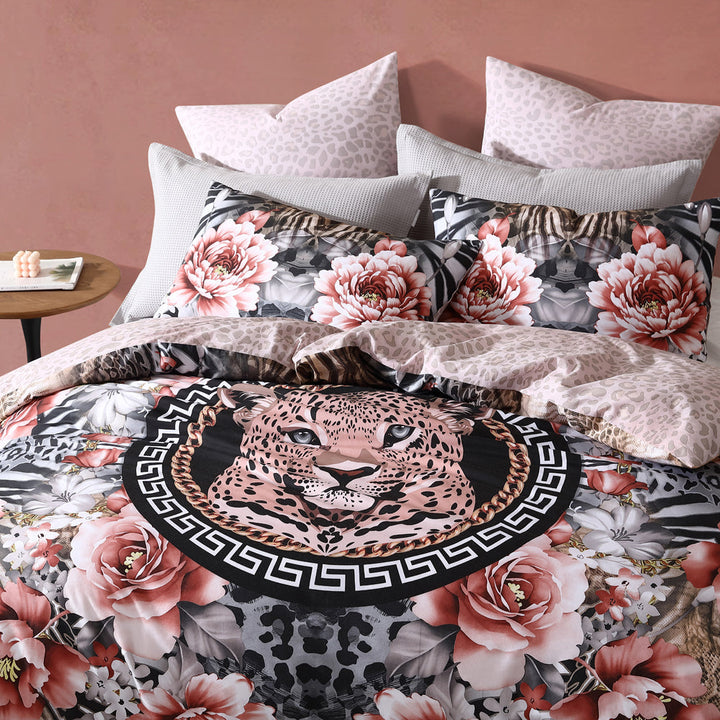 Nala Leopard Quilt Cover Set | Queen Bed