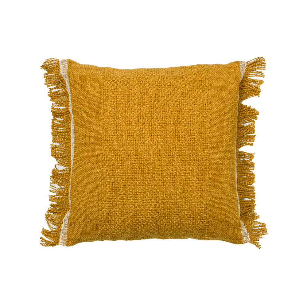 Piper Ochre Square Filled Cushion