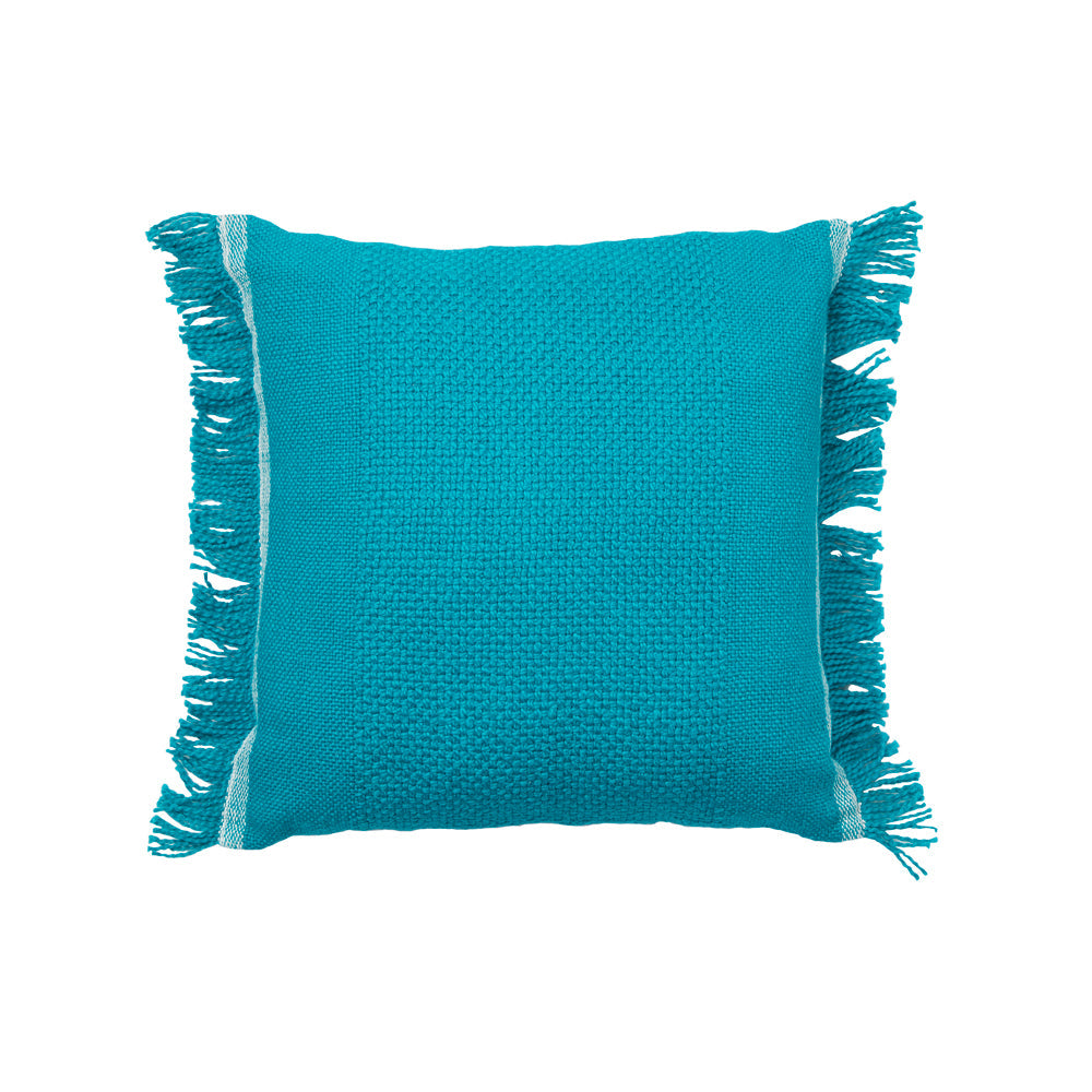 Piper Teal Square Filled Cushion