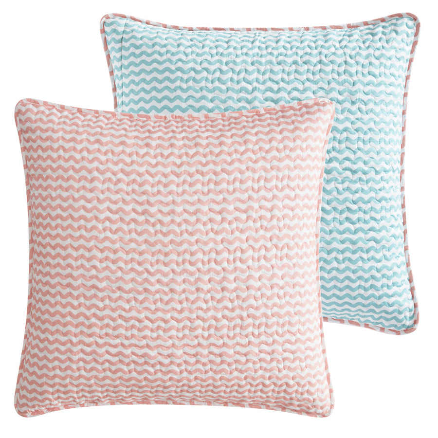 Logan and Mason Ric Rac Multi European Sham | My Linen