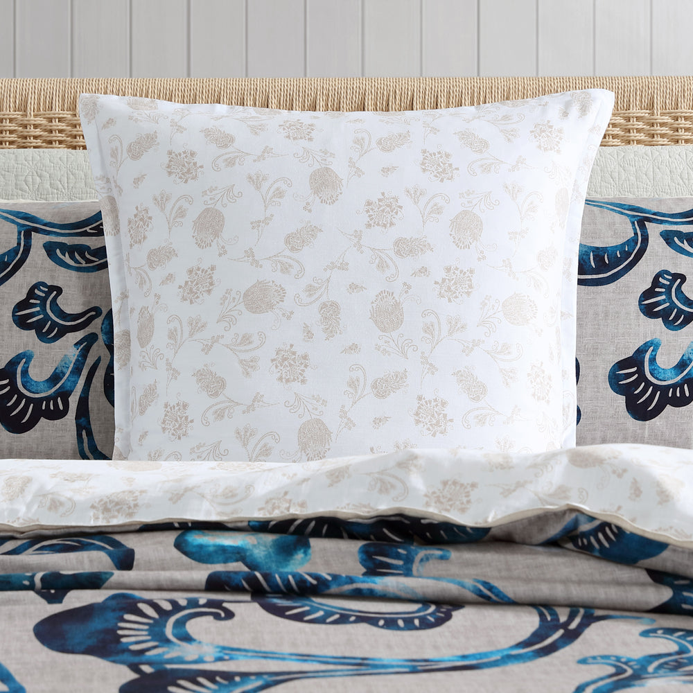 Logan and Mason Sardinia Coast European Pillowcase Lifestyle | My Linen