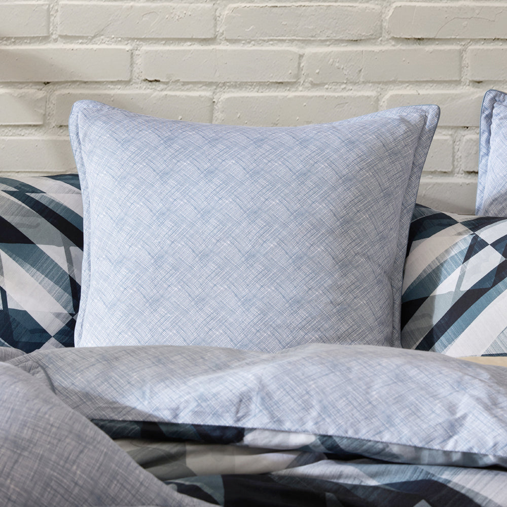 Logan and Mason Soren Ink European Pillowcase Lifestyle | My Linen