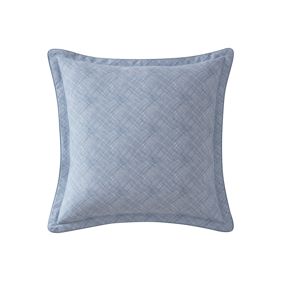 Logan and Mason Soren Ink Square Filled Cushion | My Linen