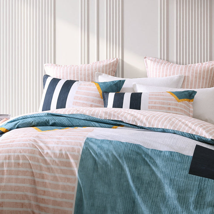 Sotherby Multi Quilt Cover Set | Queen Bed