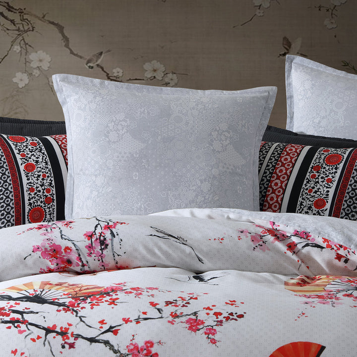 Tokyo Drift Red European Pillowcase