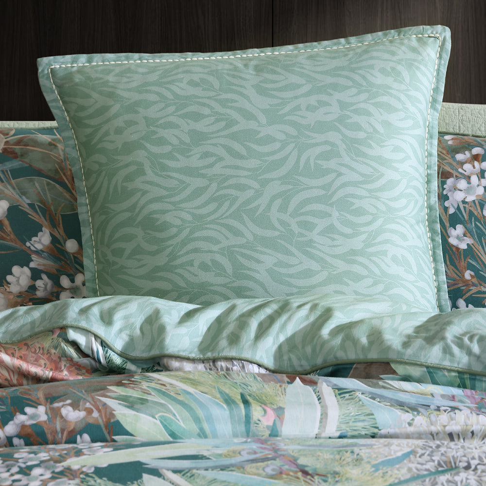 Logan and Mason Tomah Eucalypt European Pillowcase Lifestyle | My Linen