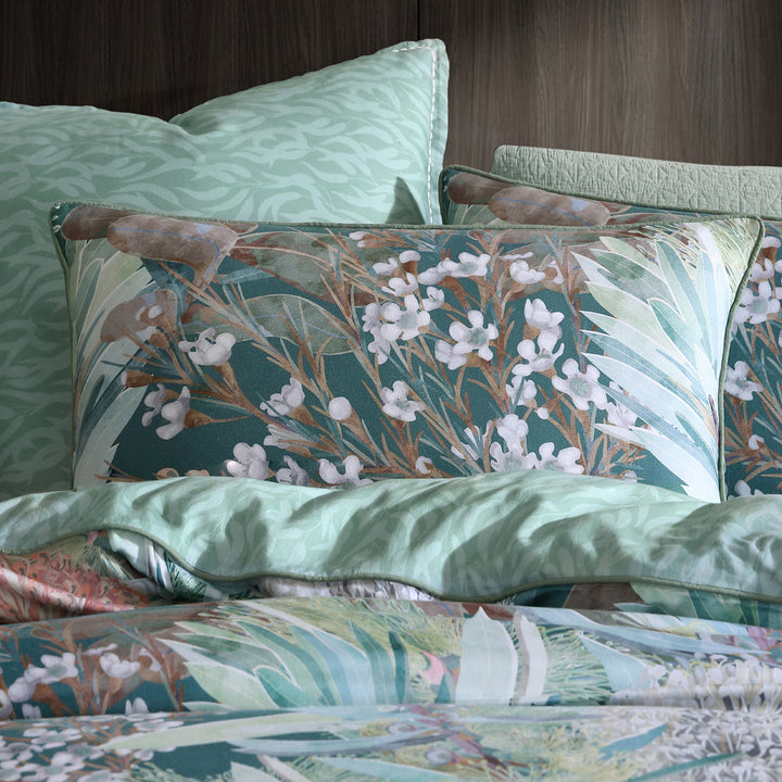 Logan and Mason Tomah Eucalypt Quilt Cover Set Pillow | My Linen