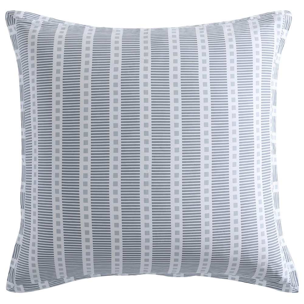 Urban Stripe Charcoal European Pillowcase