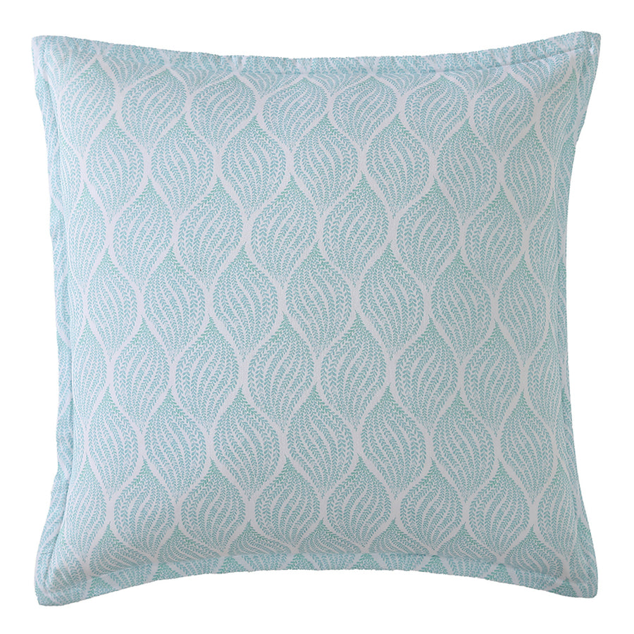 Logan and Mason Valentine Teal European Pillowcase | My Linen