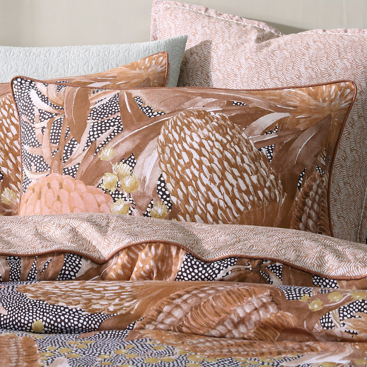 Logan and Mason Wolgan Quilt Cover Set Pillow | My Linen