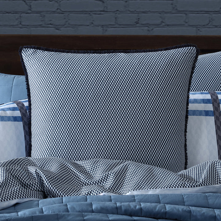 Yarmouth Blue Quilt Cover Set | Queen Bed