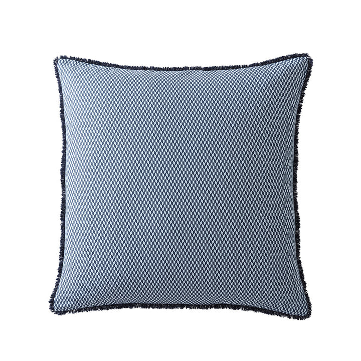 Yarmouth Blue Square Filled Cushion