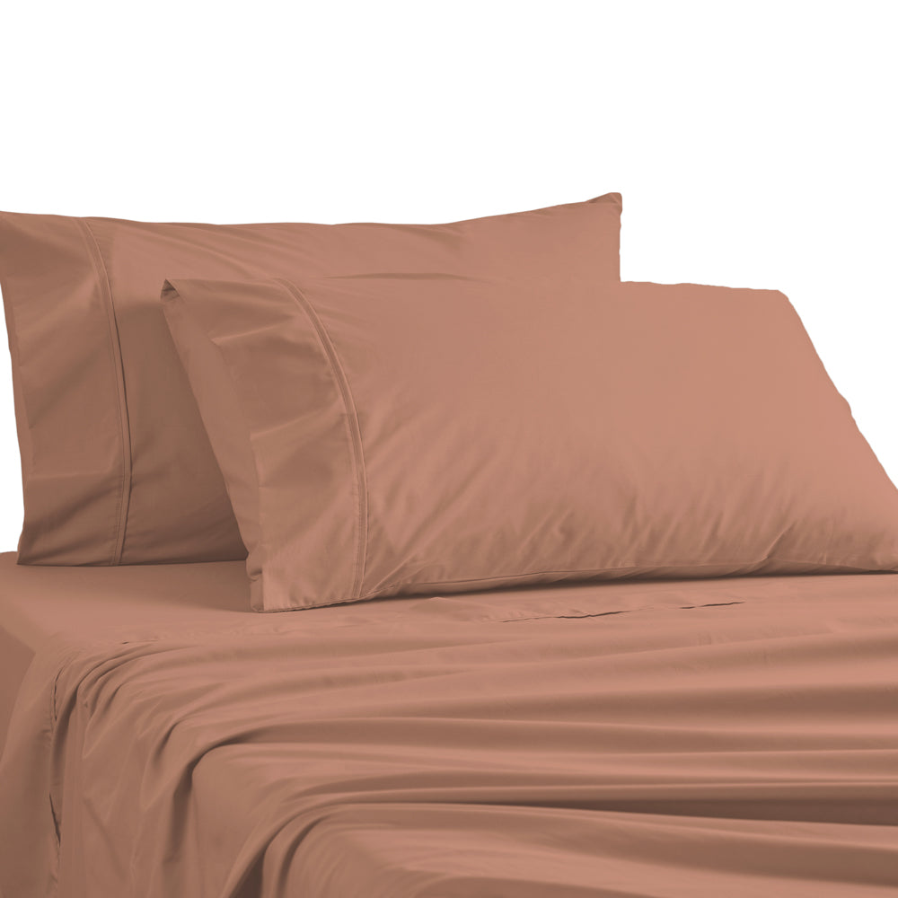 100% Egyptian Cotton Sheet Set 400TC Cedar | Single Bed