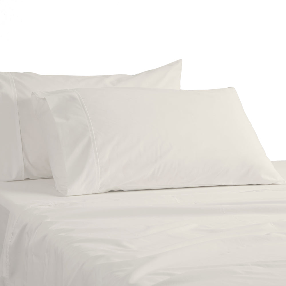 100% Egyptian Cotton Sheet Set 400TC Vanilla | Super King Bed