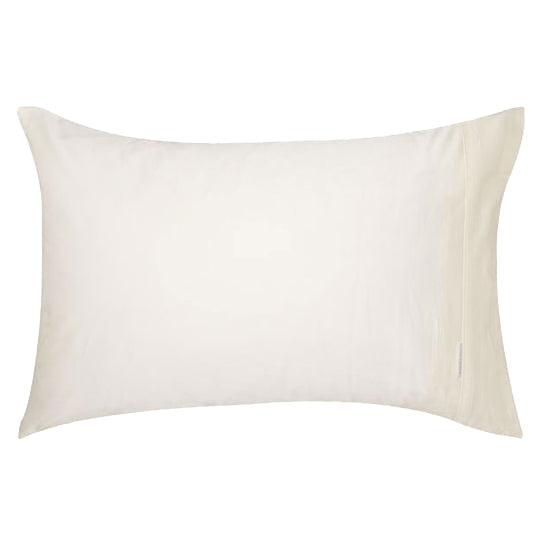 100% Egyptian Cotton 400TC Vanilla Standard Pillowcase Pair | 2 Pack