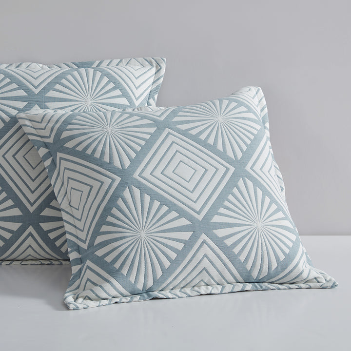 Platinum Logan and Mason Alchemy Aegean European Pillowcase Lifestyle | My Linen
