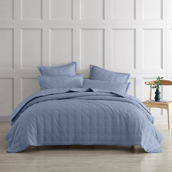 Ascot Steel Coverlet | Queen / King Bed