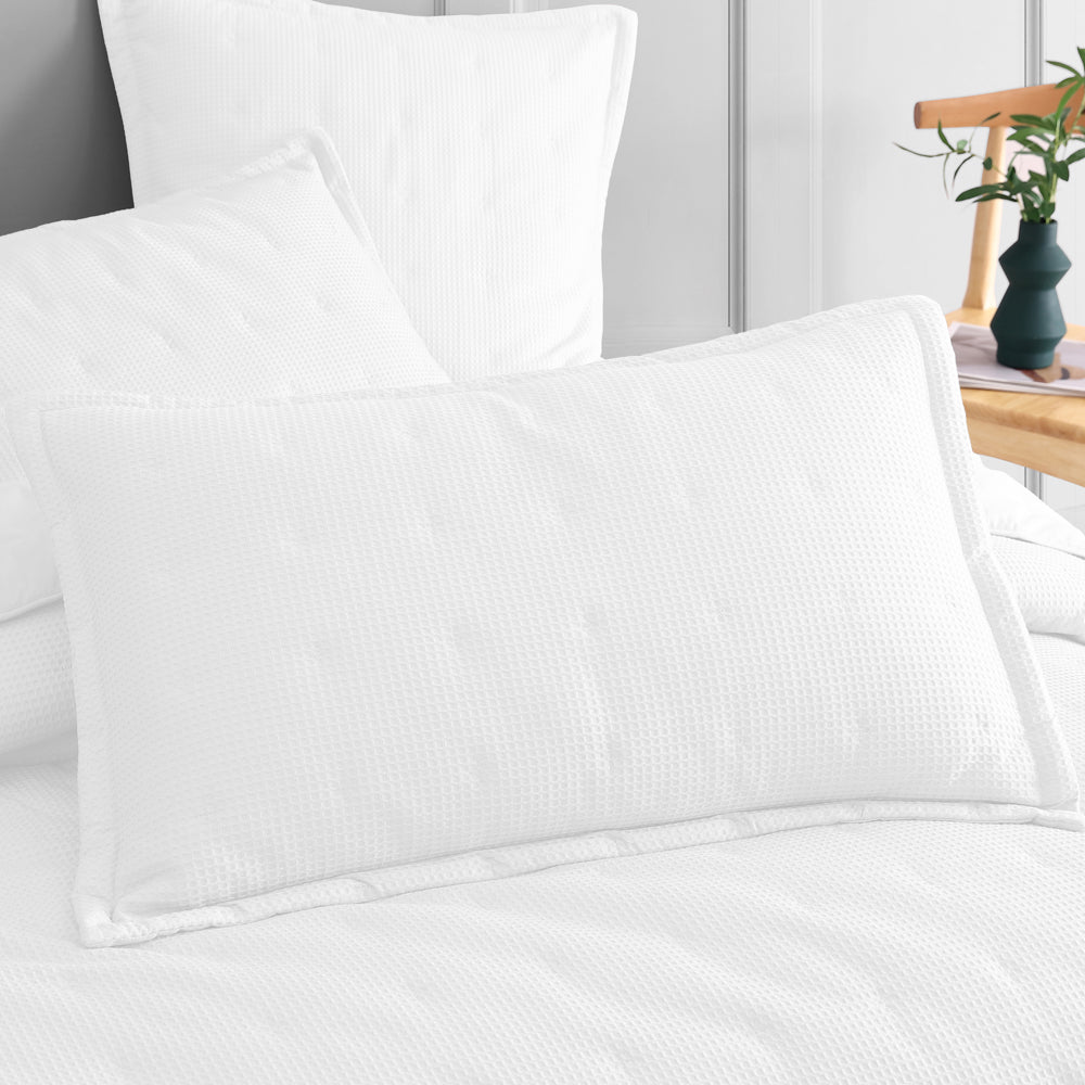 Ascot White Pillowsham Pair | 2 Pack