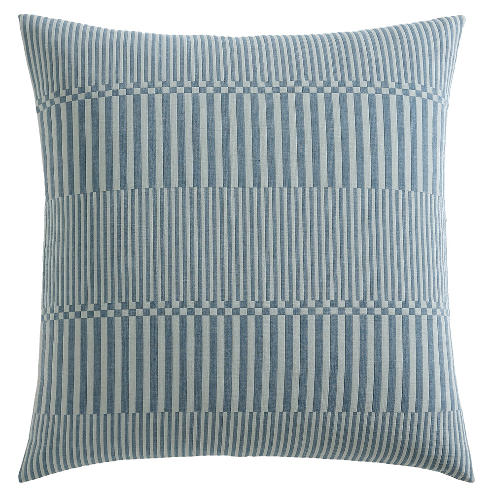 Platinum Logan and Mason Axis Aegean European Pillowcase | My Linen