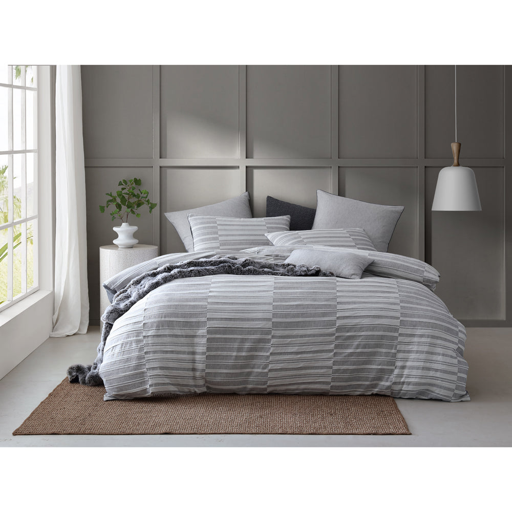 Balmoral Ash Quilt Cover Set | Queen Bed