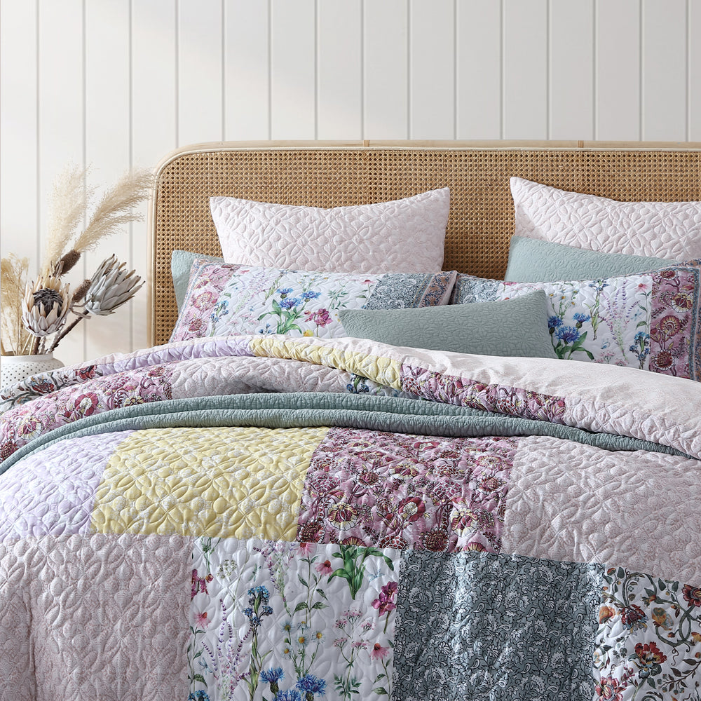 Bodhi Pink Quilt Cover Set | King Bed