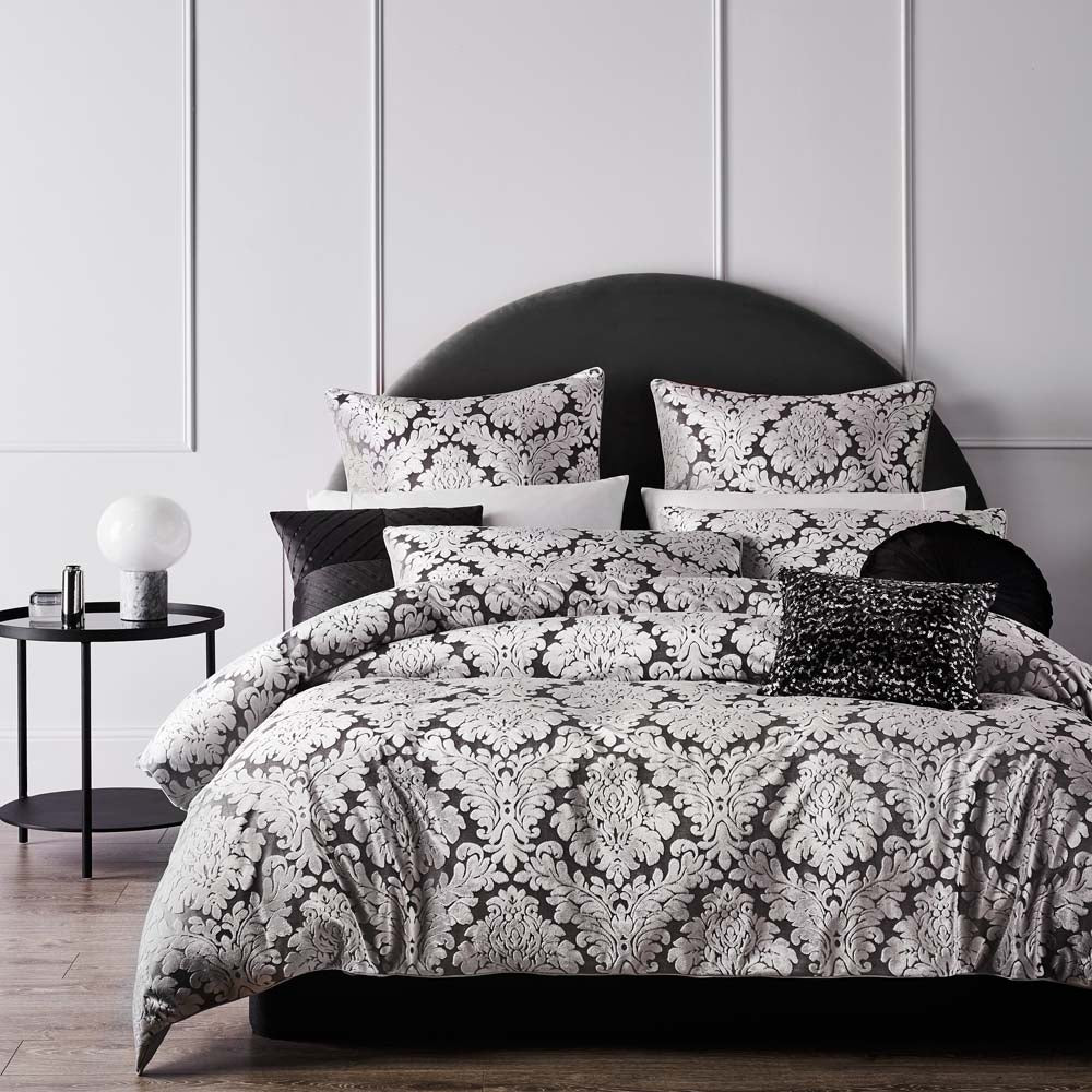 Constantine Smoke Quilt Cover Set | Super King