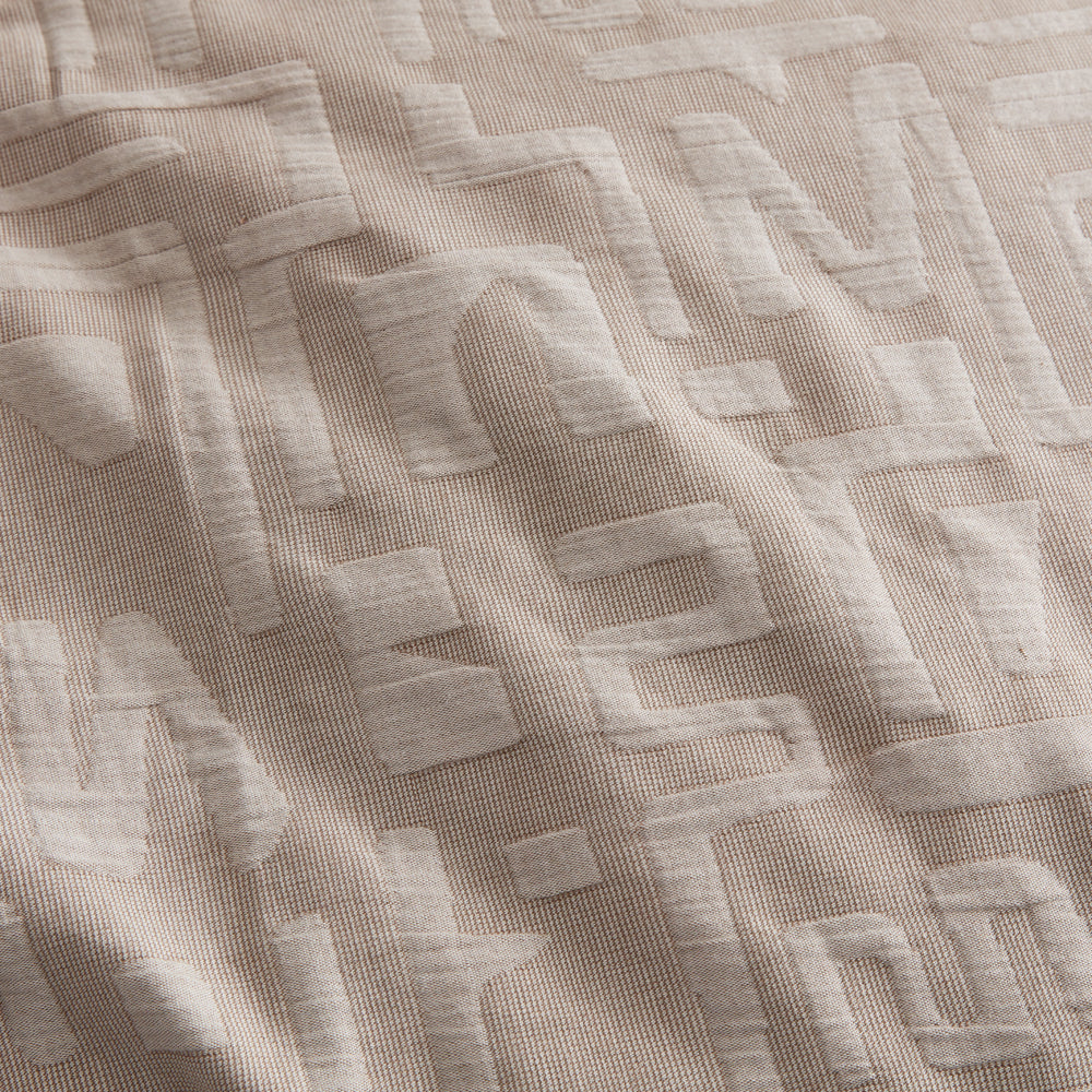 Logan and Mason Cyprus Coffee Quilt Cover Set Detail | My Linen