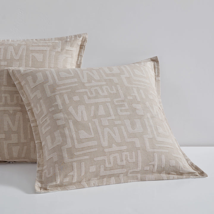 Logan and Mason Cyprus Coffee European Pillowcase Lifestyle | My Linen