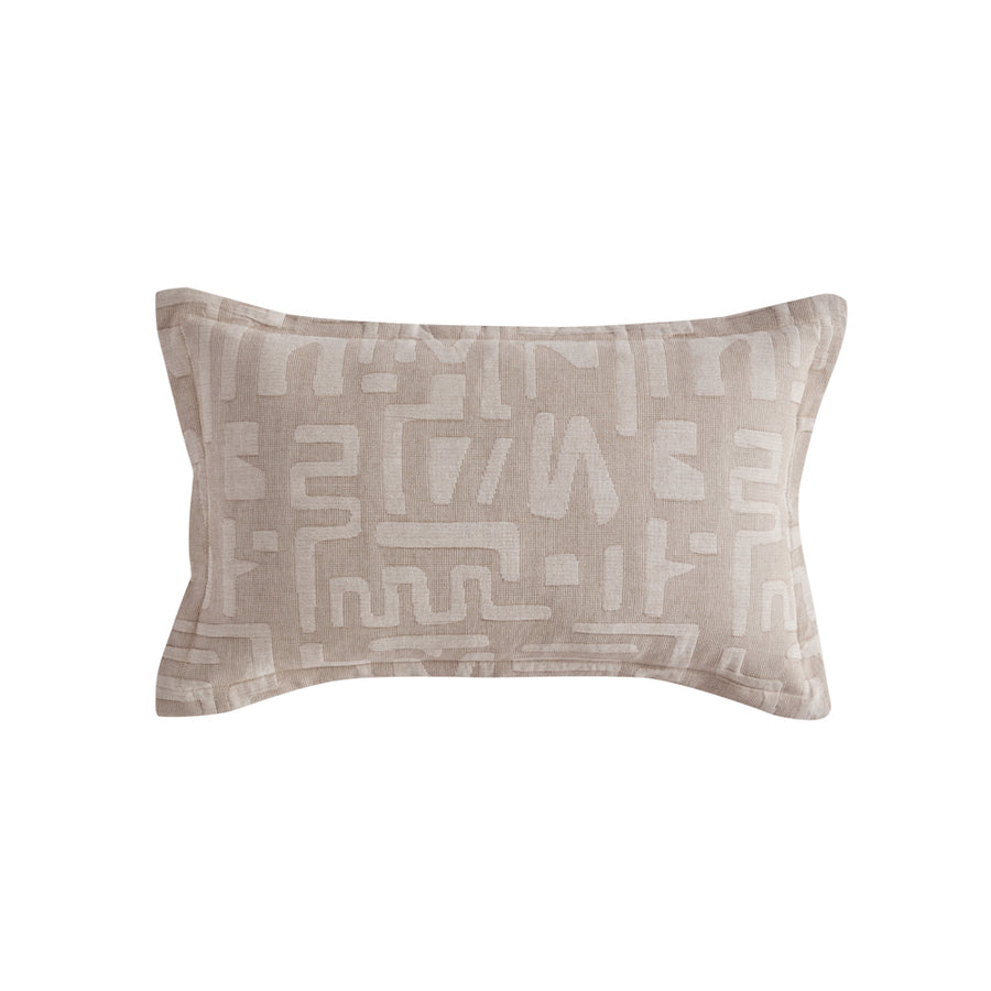 Logan and Mason Cyprus Coffee Long Filled Cushion | My Linen