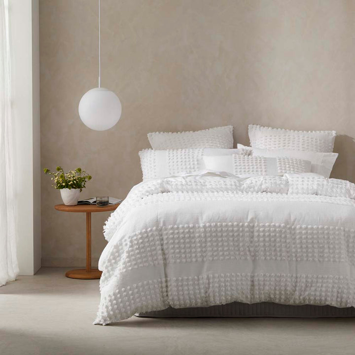 Dream White Quilt Cover Set | Double Bed