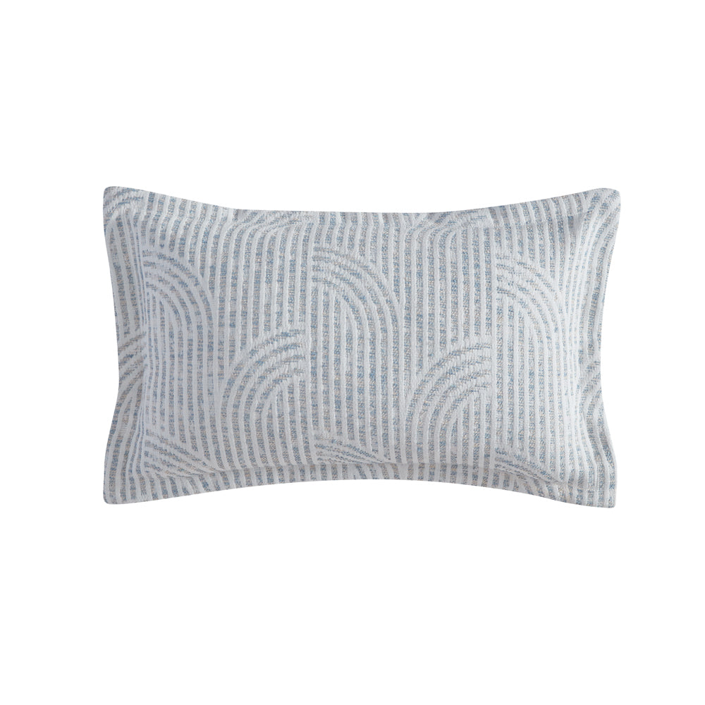Logan and Mason Fresco Slate Long Filled Cushion | My Linen