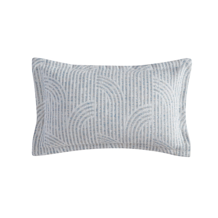 Logan and Mason Fresco Slate Long Filled Cushion | My Linen