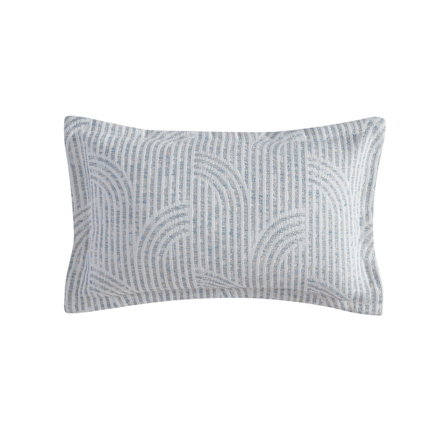 Logan and Mason Fresco Slate Long Filled Cushion | My Linen