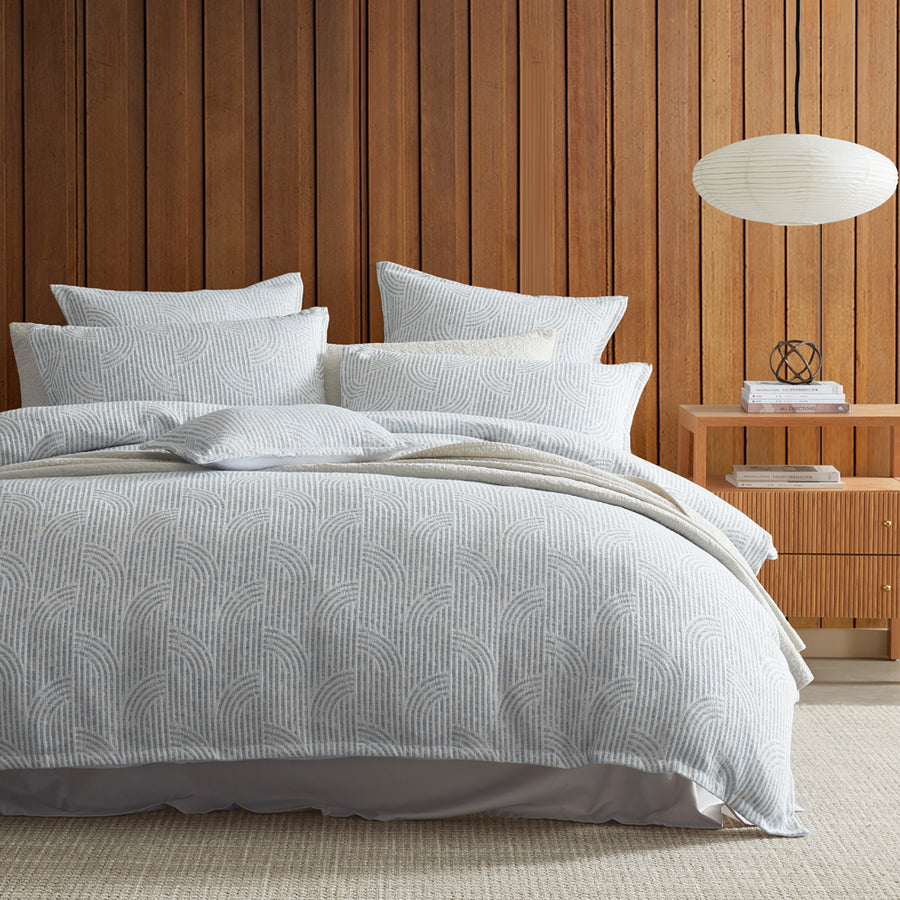 Logan and Mason Fresco Slate Quilt Cover Set | My Linen