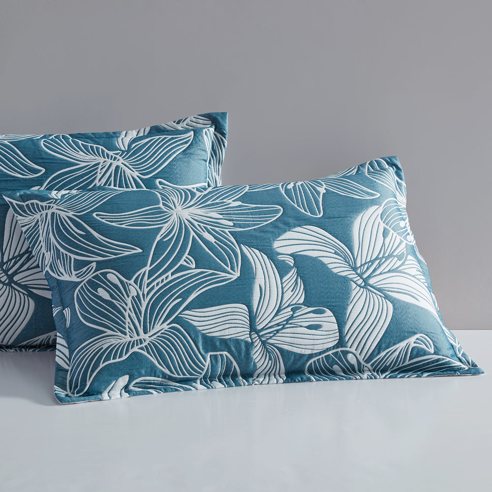 Platinum Logan and Mason Grace Aegean Quilt Cover Set Pillow | My Linen