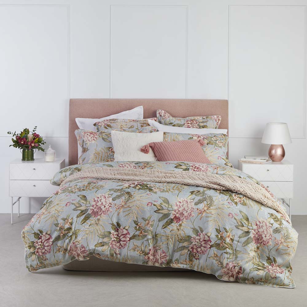 Hazelwood Green Quilt Cover Set | King Bed