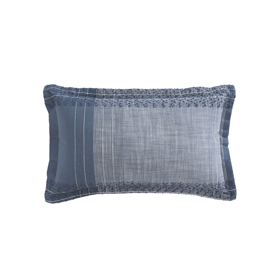 Logan and Mason Heritage Slate Long Filled Cushion | My Linen