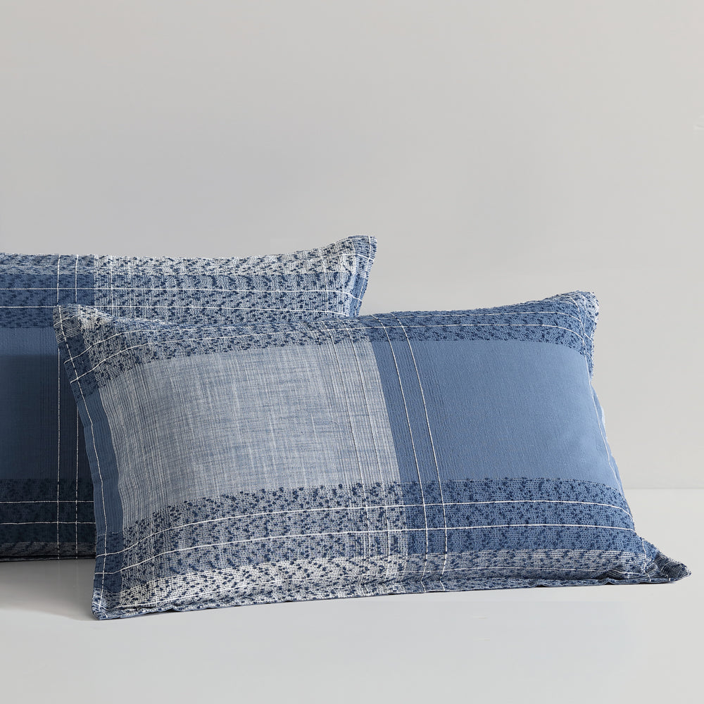 Logan and Mason Heritage Slate Quilt Cover Set Pillow | My Linen