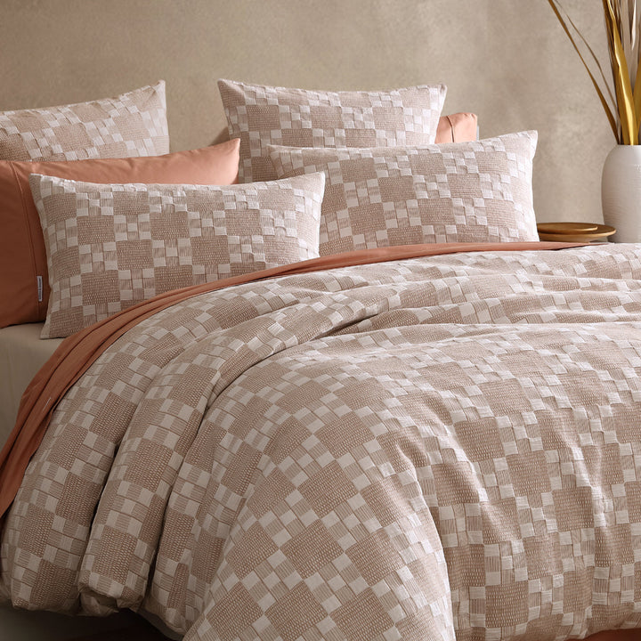 Indi Stone Quilt Cover Set | King Bed