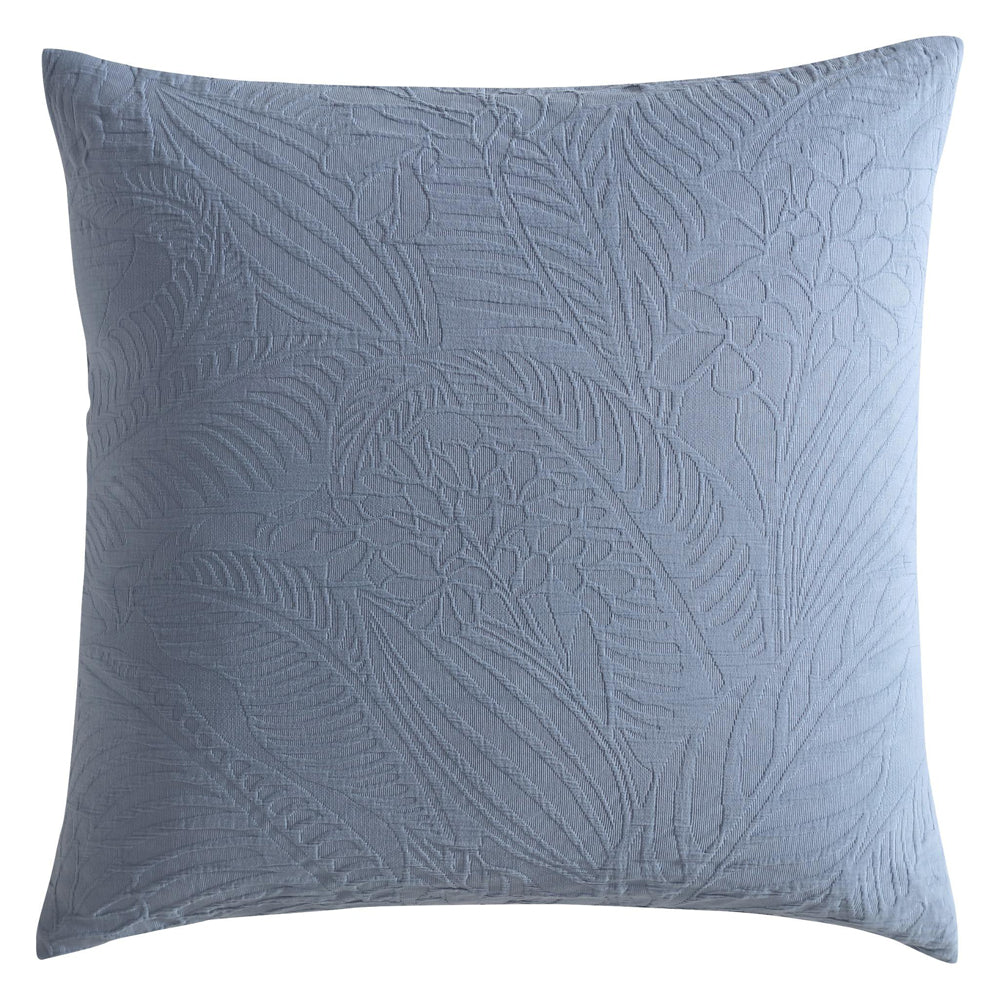 Platinum Logan and Mason Kaia Slate European Pillowcase | My Linen