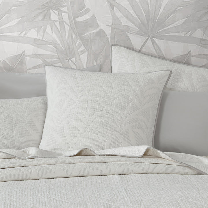 Platinum Logan and Mason Kailani Fog European Pillowsham Lifestyle | My Linen
