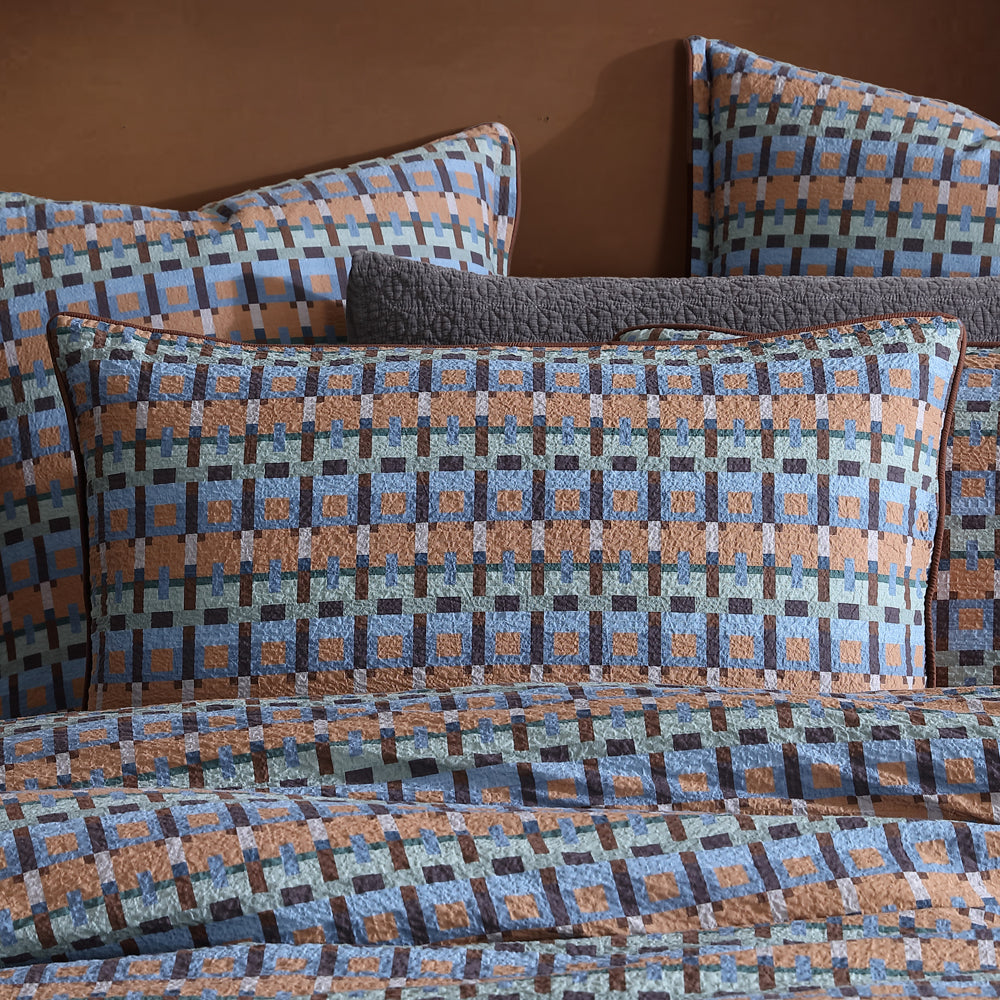 Platinum Logan and Mason Kassia Multi Quilt Cover Set Pillow | My Linen