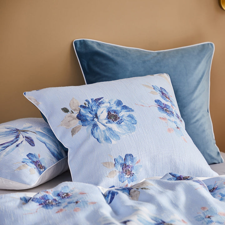 Lara Blue Quilt Cover Set | Super King