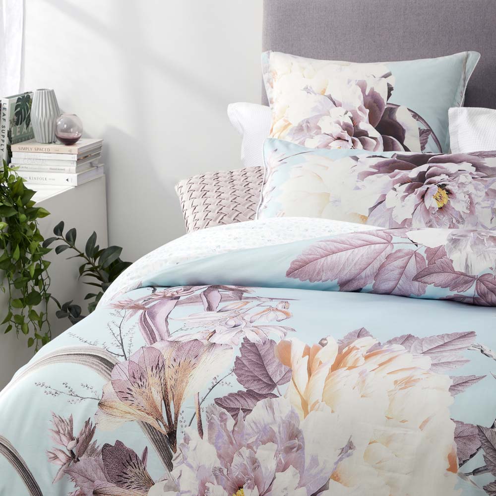 Montrose Heather Quilt Cover Set | Queen Bed