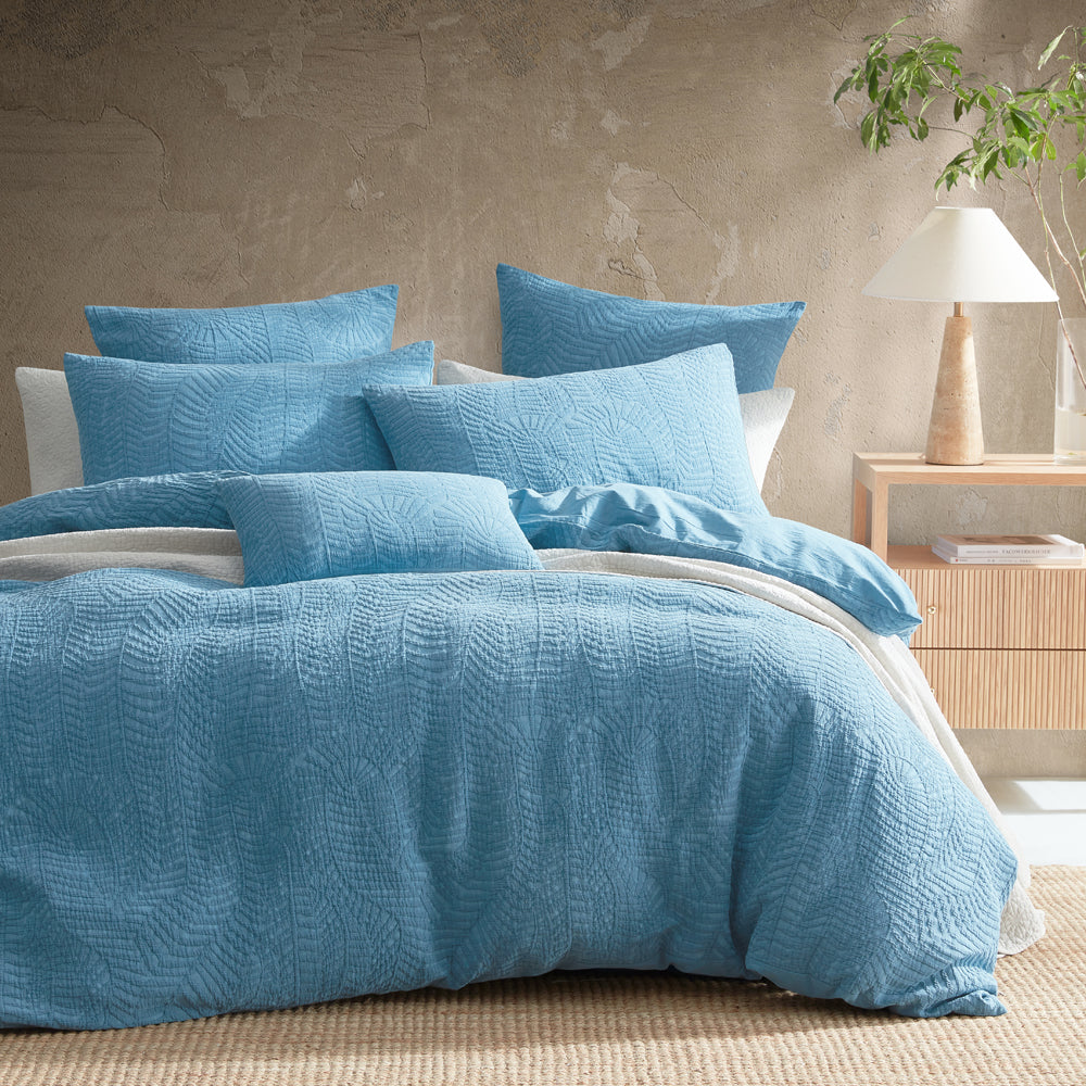 Logan and Mason Navajo Aegean Quilt Cover Set | My Linen