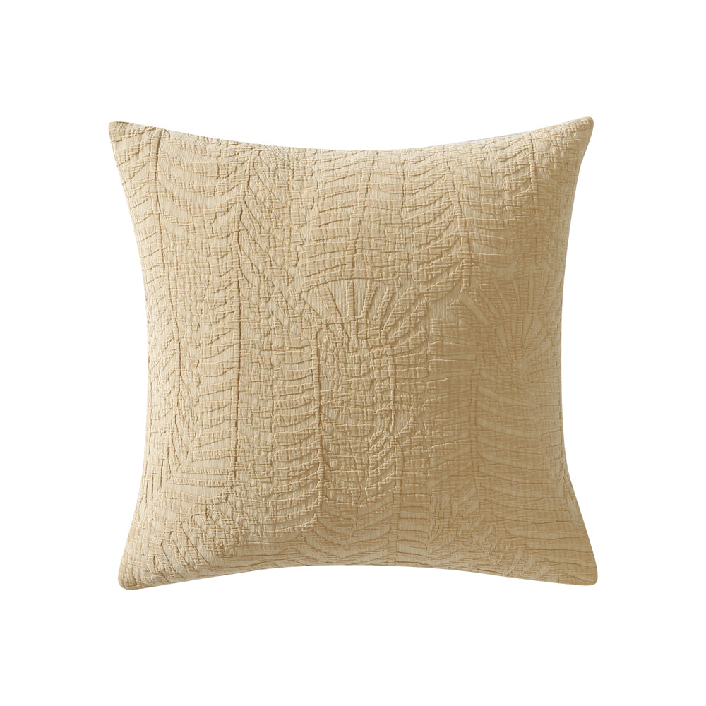 Platinum Logan and Mason Navajo Mustard Square Filled Cushion | My Linen