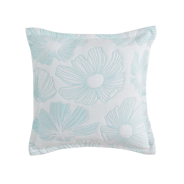 Poppi Aqua Square Filled Cushion