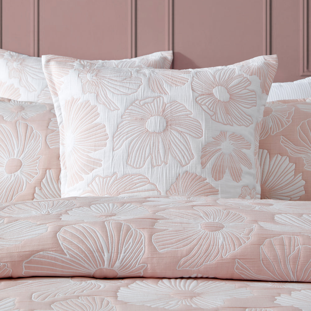 Poppi Rose Square Filled Cushion