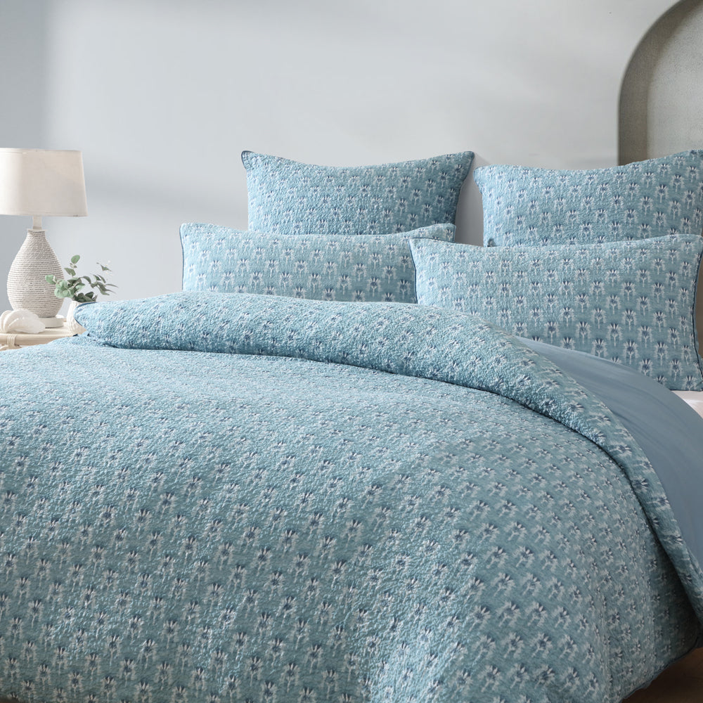 Santa Fe Teal Quilt Cover Set | Queen Bed